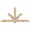Ekena Millwork Redmond Rough Sawn Timber Gable Bracket, Douglas Fir, 84"W x 42"H x 2"D x 6"F, 12/12 Pitch GBW084X42X0206RED00RDF - alternate 1